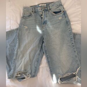 Pacsun medium wash dad jeans, size 25